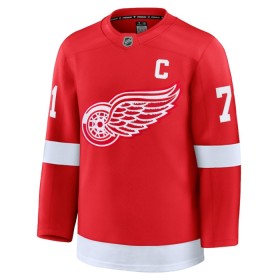 Mænd NHL Detroit Red Wings Trøje 2024-25 Fanatics Premium Dylan Larkin Rød Hjemme